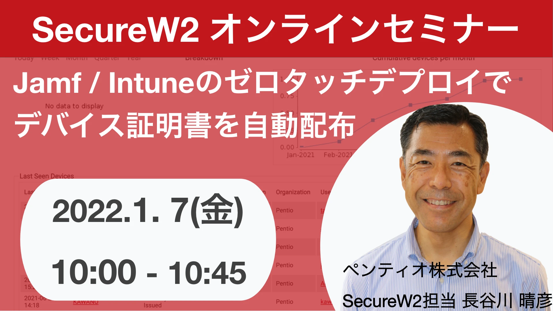 2022年1月7日開催SecureW2 オンラインセミナーバナー画像