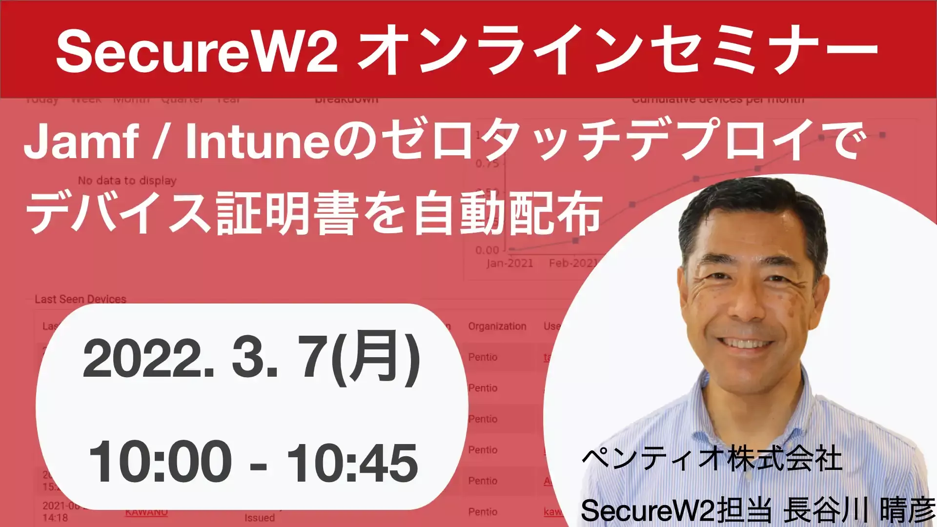 2022年3月7日開催SecureW2 オンラインセミナーバナー画像