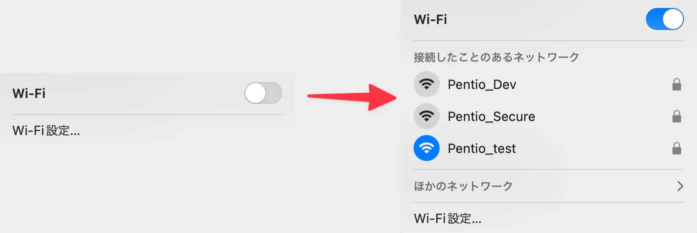 動作確認