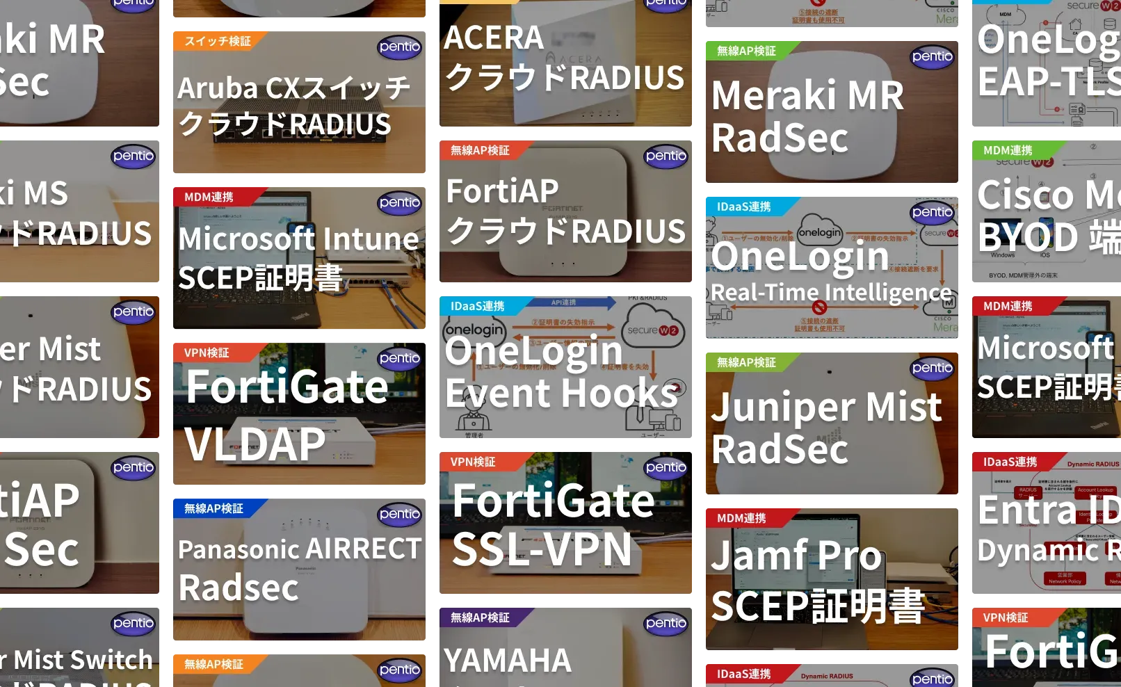 記事サムネイルを羅列した画像