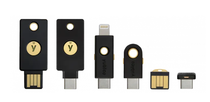YubiKeyの製品群